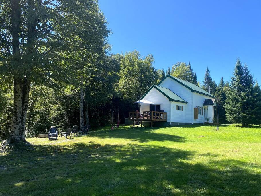 Le Jazz- Chalet Rustique/Chic Avec Spa Notre-Dame-Des-Bois Екстериор снимка