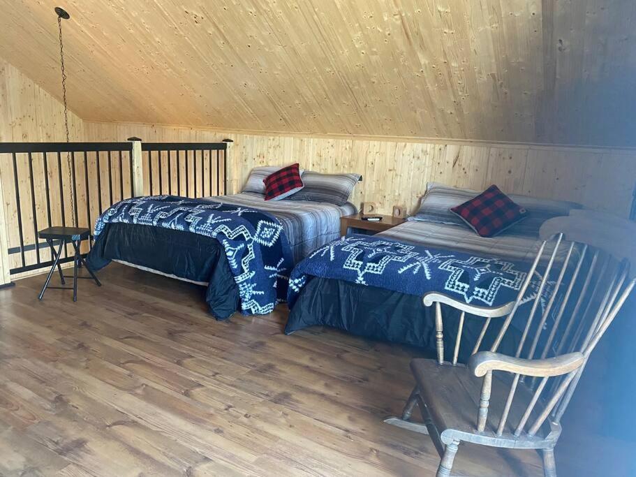 Le Jazz- Chalet Rustique/Chic Avec Spa Notre-Dame-Des-Bois Екстериор снимка