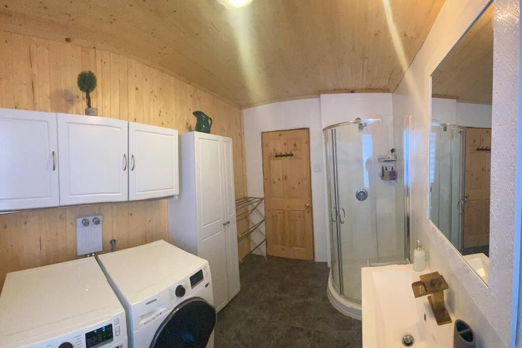 Le Jazz- Chalet Rustique/Chic Avec Spa Notre-Dame-Des-Bois Екстериор снимка